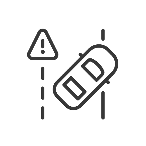 Asistencia y alerta por abandono de carril